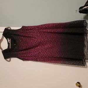 Purple ombre dress 18w